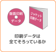 印刷データは全てそろっているか